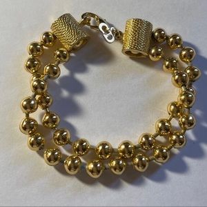 CHRISTIAN DIOR ROUND BALLS BRACELET 7”